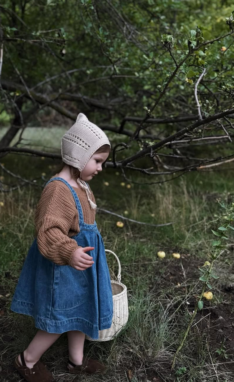 The Oversized Denim Pinafore Kids The Simple Folk The Oversized Denim Pinafore Kids The Simple Folk