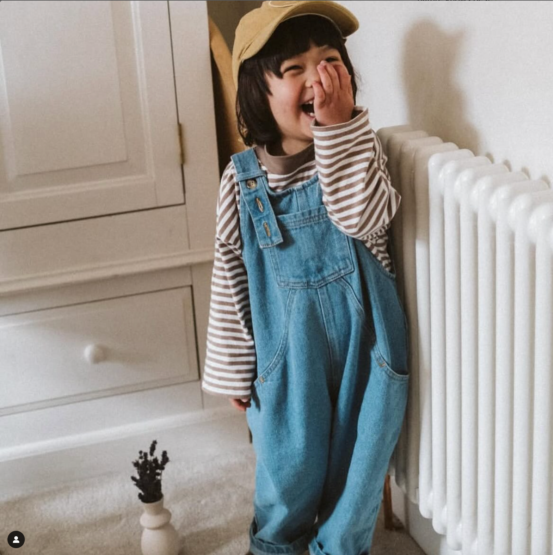 The Oversized Denim Dungaree – The Simple Folk