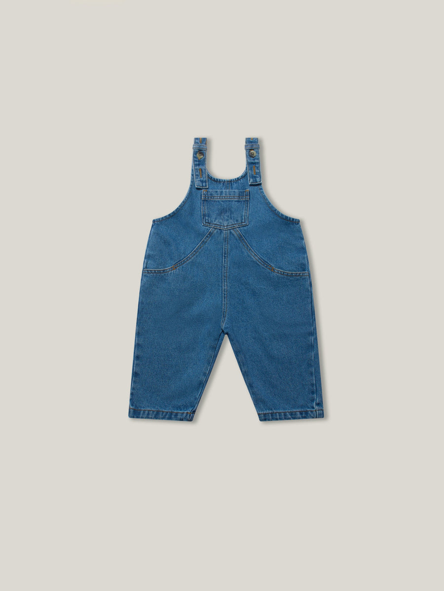 The Oversized Denim Dungaree Kids