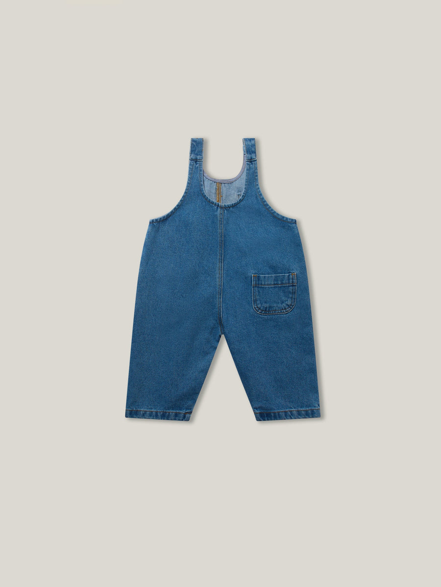 The Oversized Denim Dungaree Kids