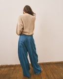 The Chambray Denim Trouser