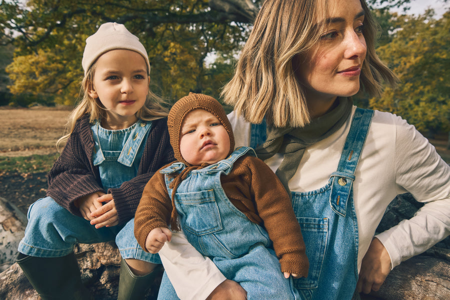 The Oversized Denim Dungaree Kids