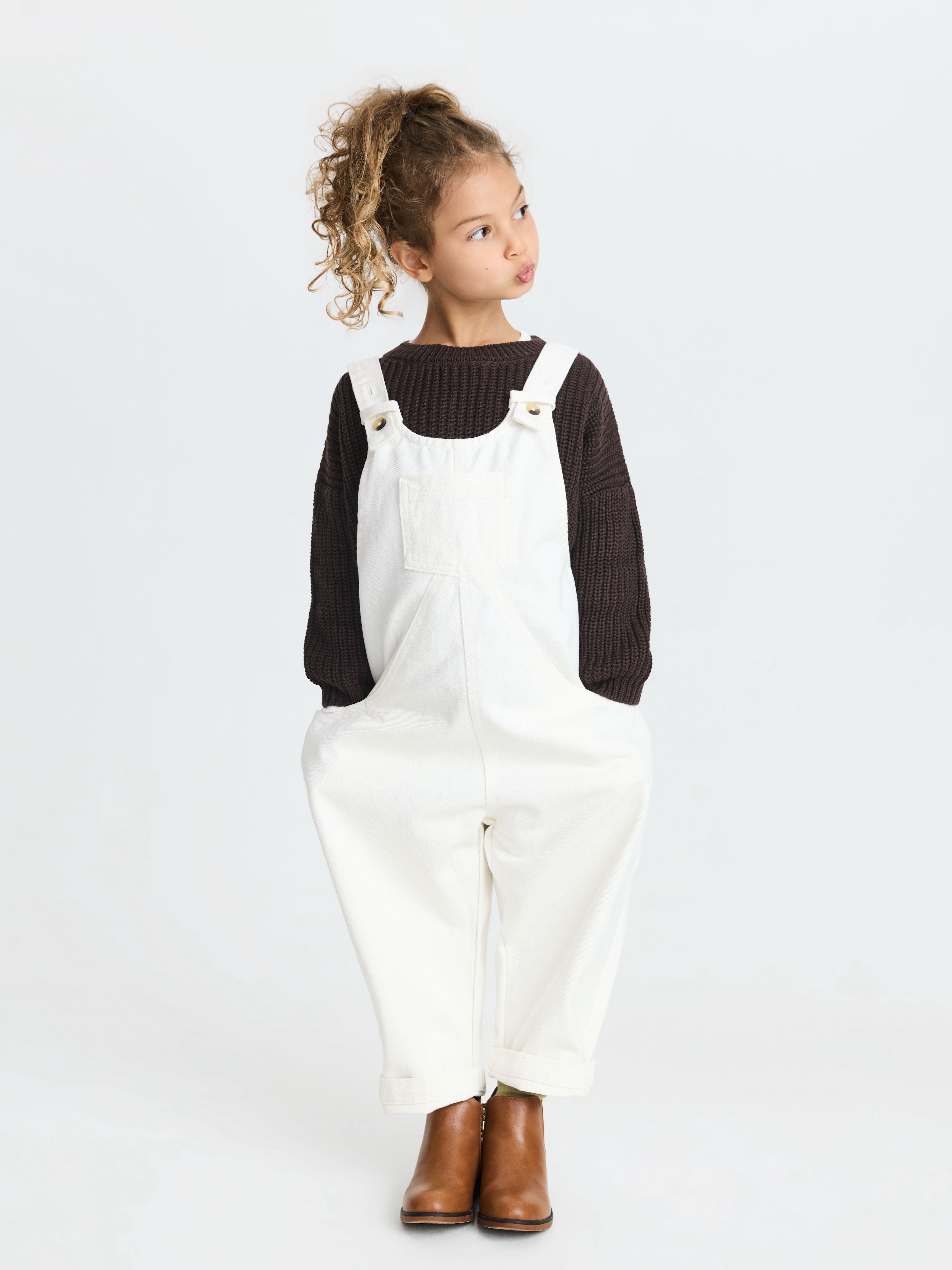 The Oversized Denim Dungaree | Organic Kids Overalls | The Simple Folk