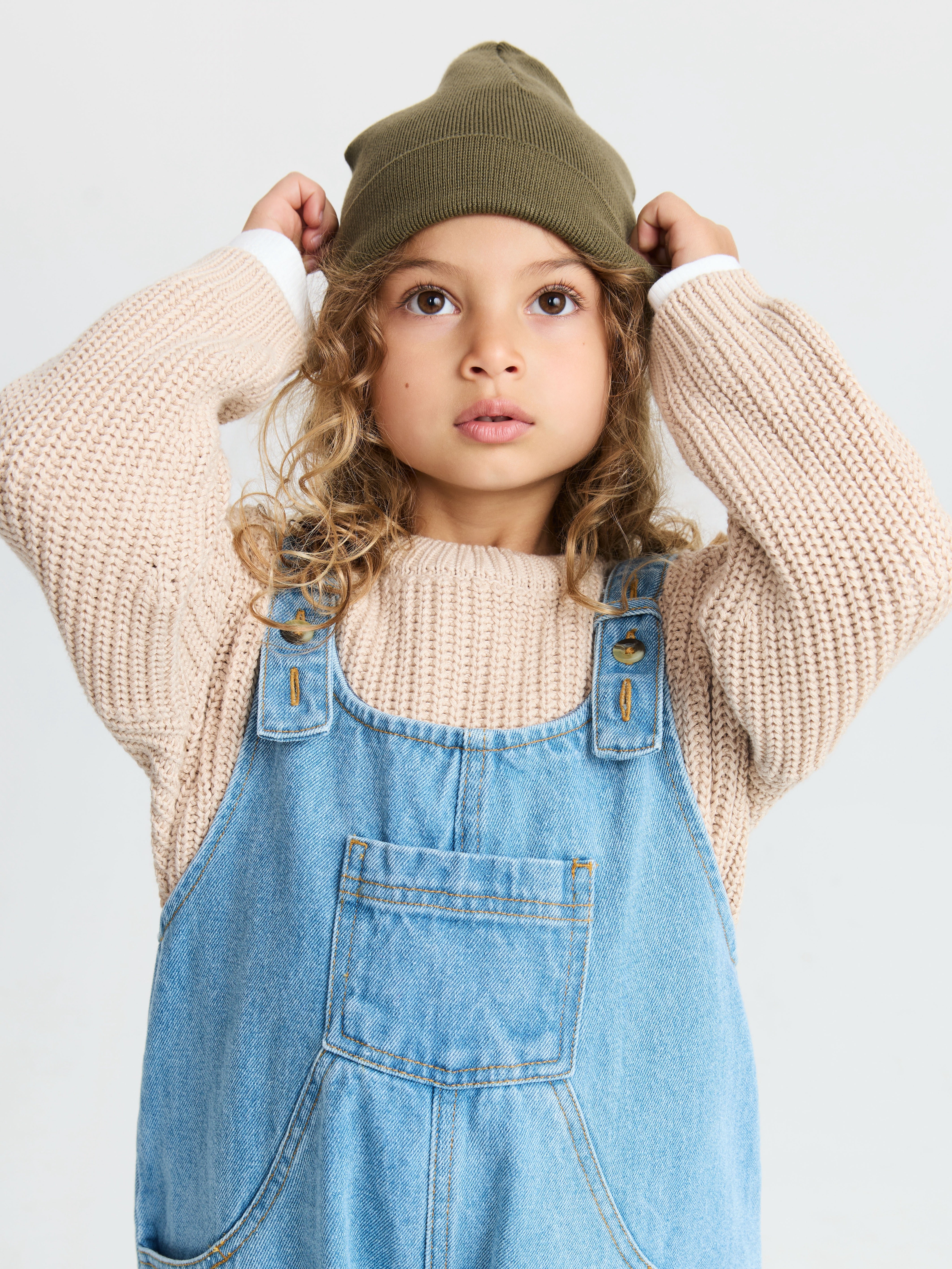 The Oversized Denim Dungaree | Organic Kids Overalls | The Simple Folk