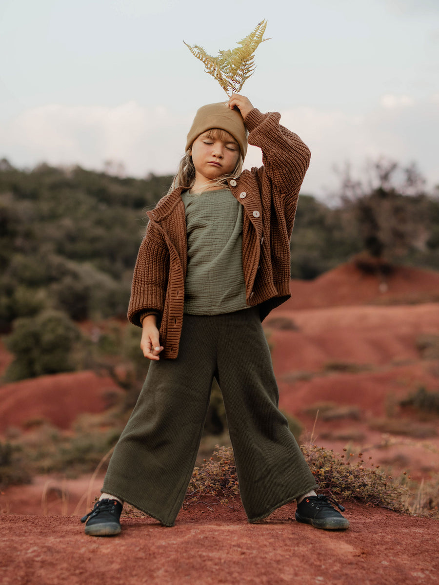 The Wide Leg Knit Trouser Kids