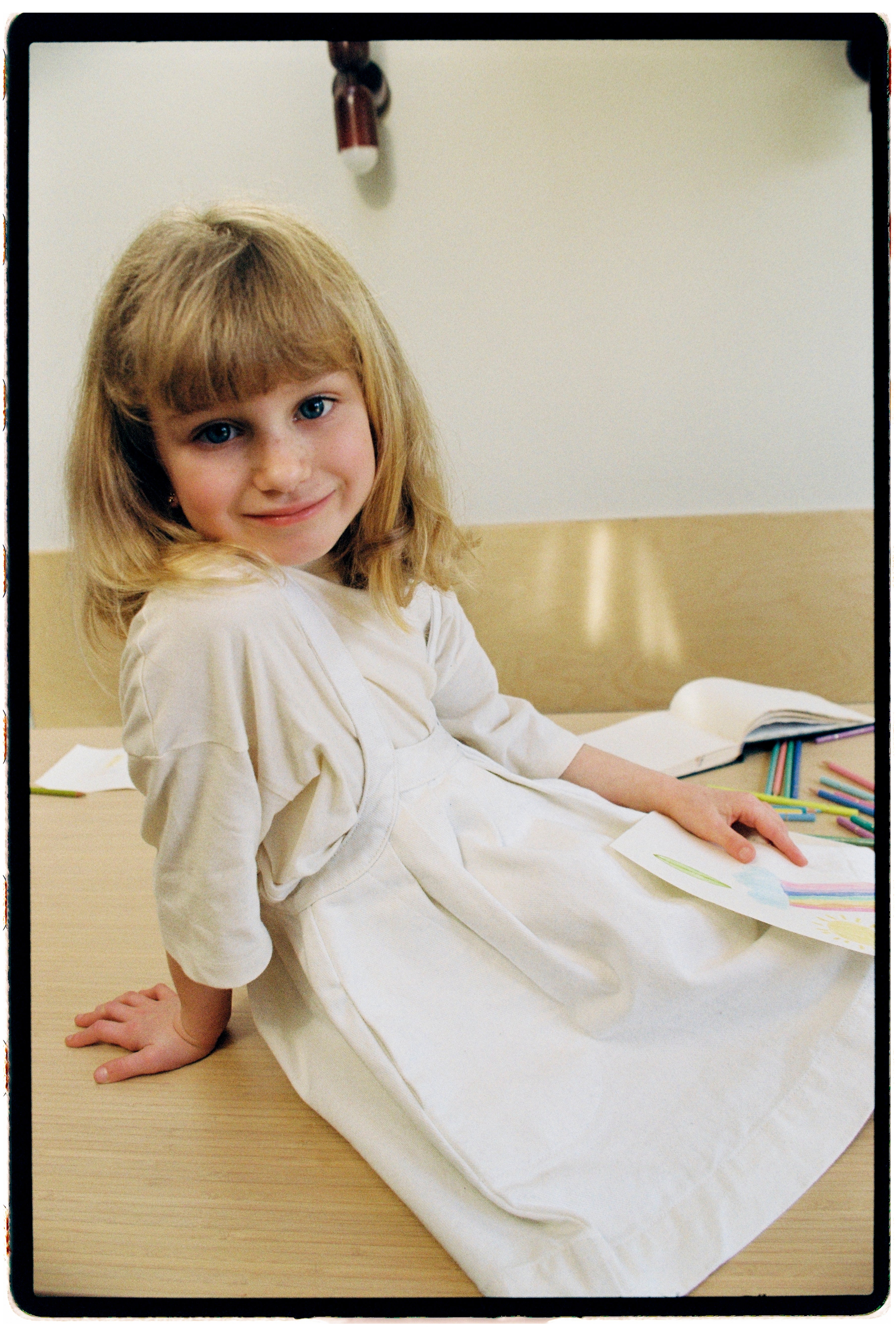 The Oversized Denim Pinafore Kids – The Simple Folk