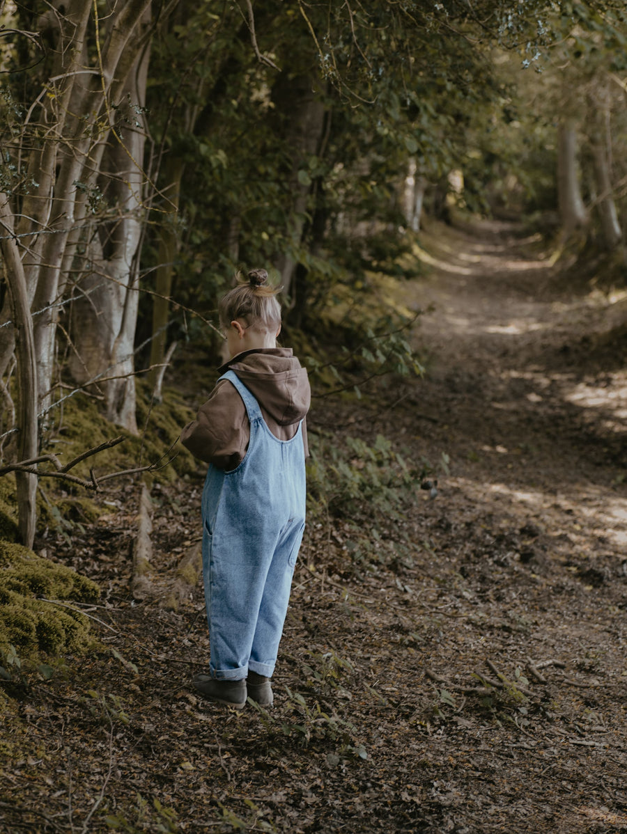 The Oversized Denim Dungaree – The Simple Folk