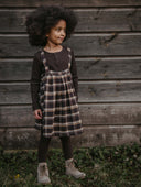 The Oversized Plaid Pinafore Kids