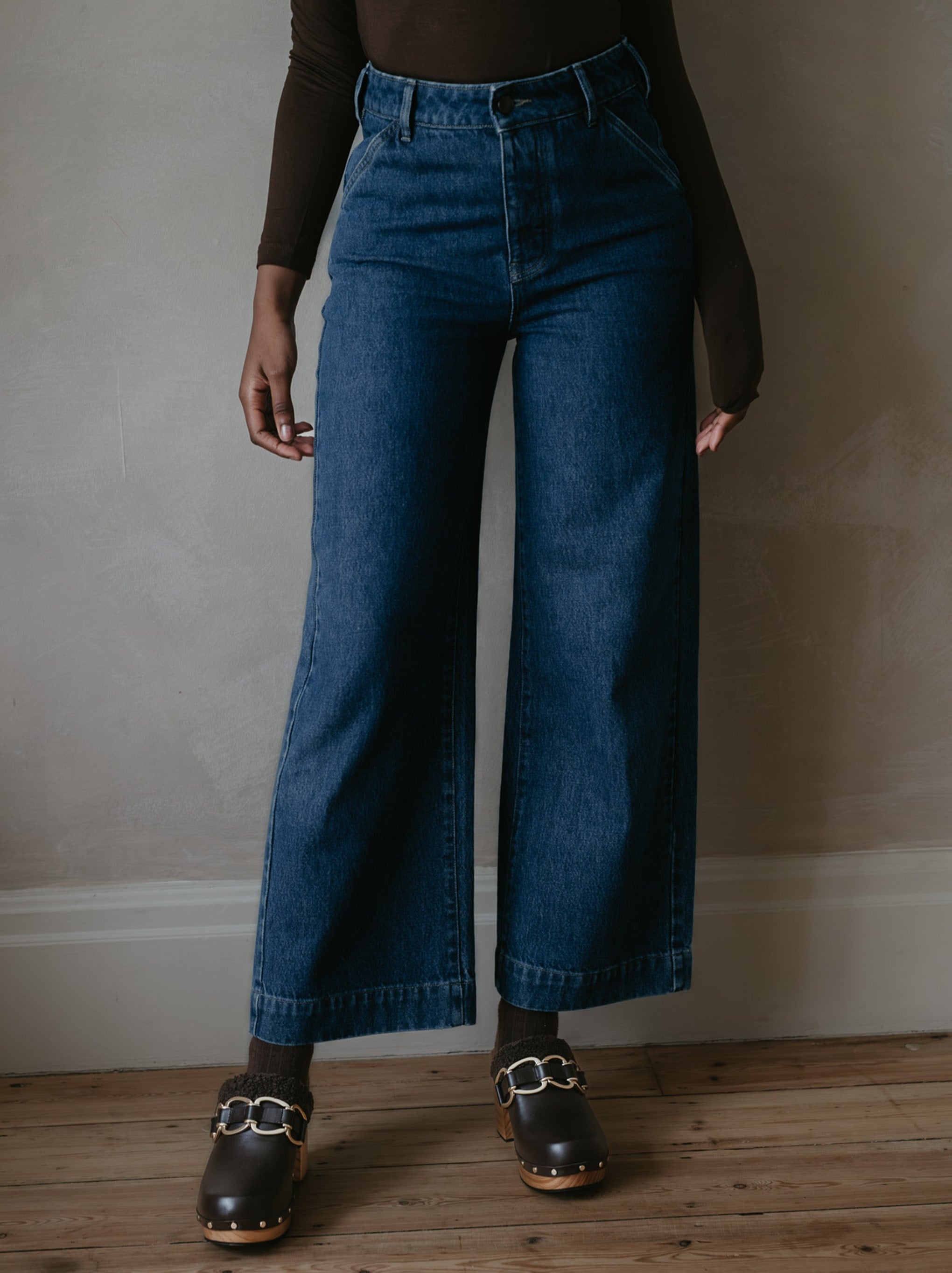 NEW The Simple Folk The offers Denim Wide Leg Overall