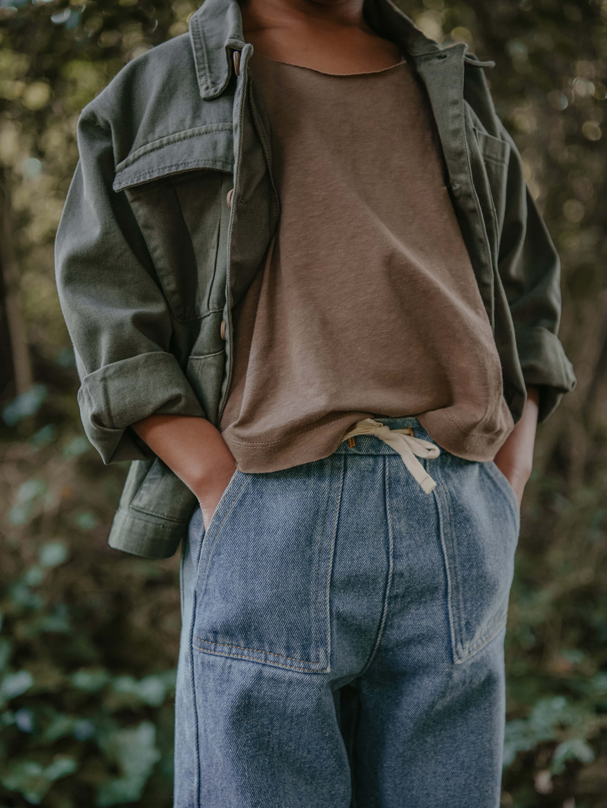 NEW 2024 The Simple Folk The Denim Wide Leg Overall