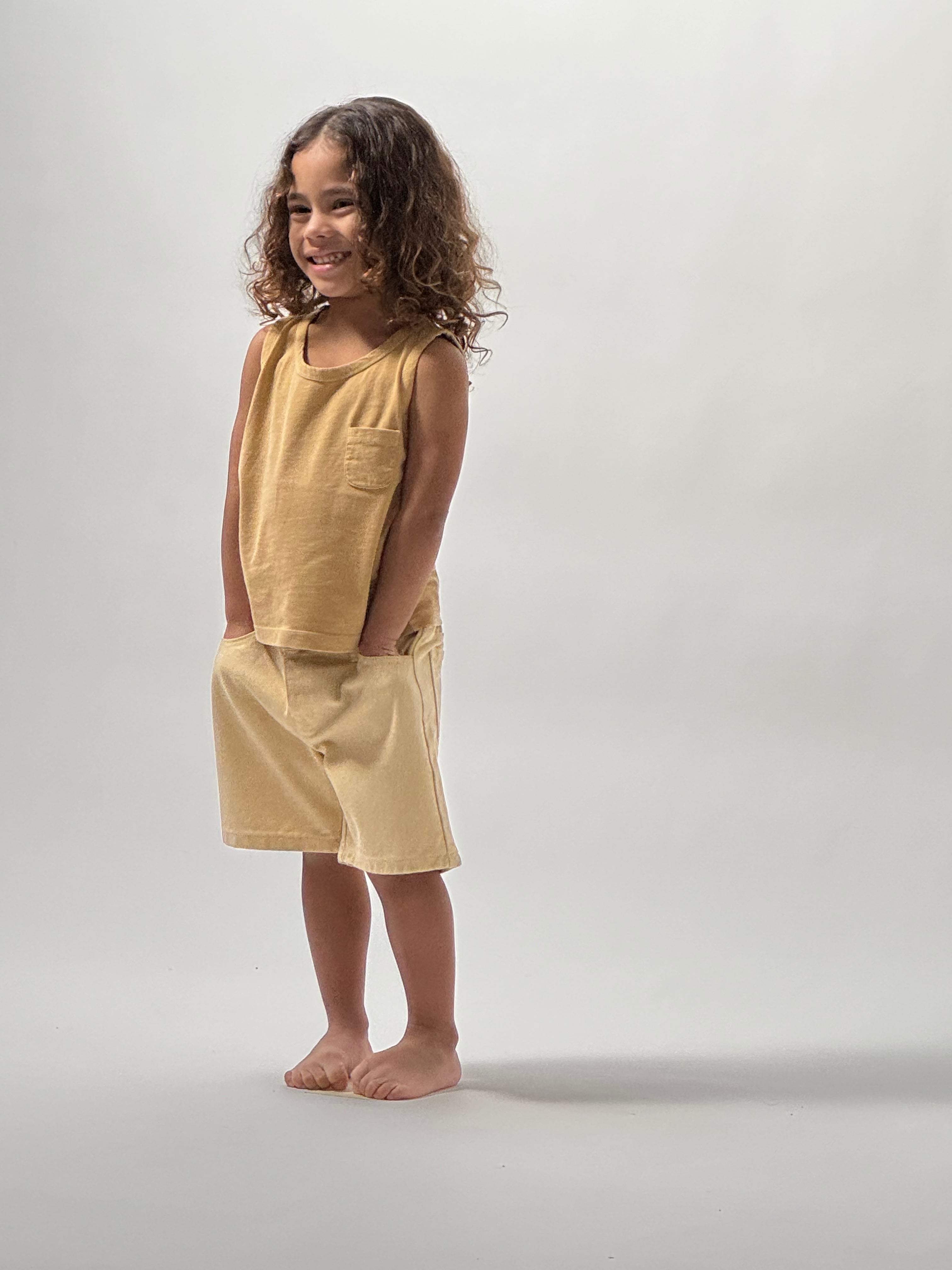 The Denim Short Kids | Mineral Dyed