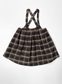 The Oversized Plaid Pinafore Baby