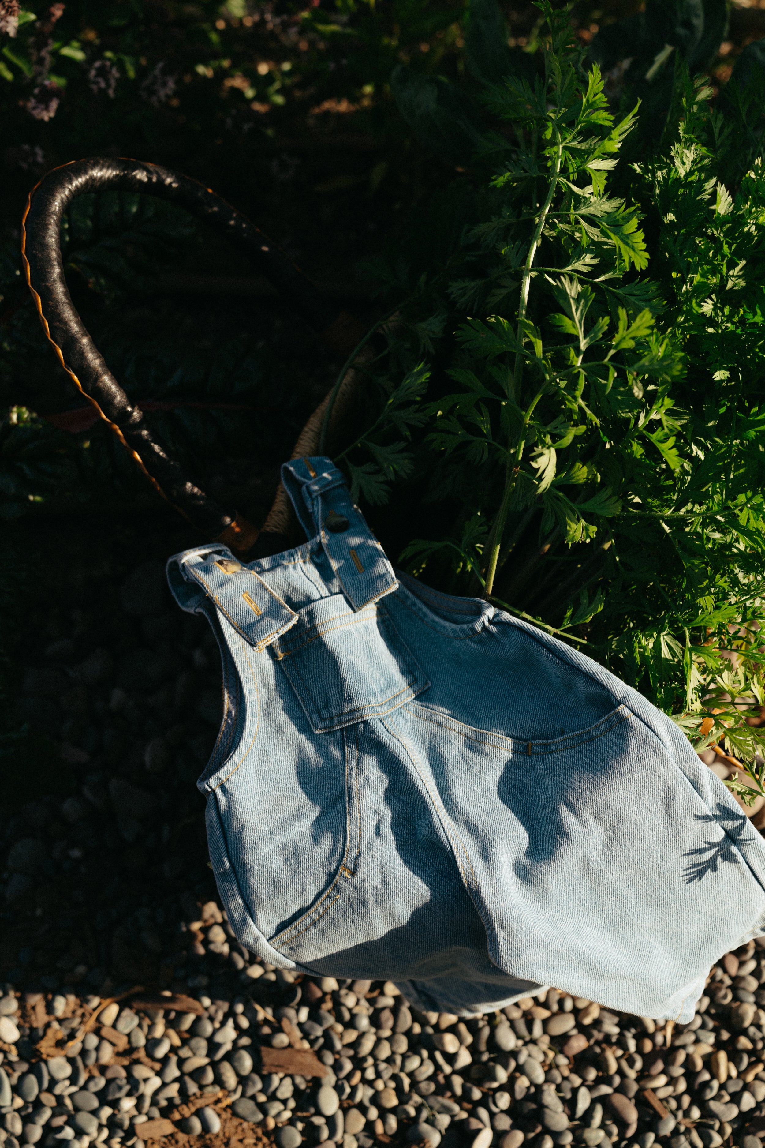 The Oversized Denim Dungaree | Organic Kids Overalls | The Simple Folk