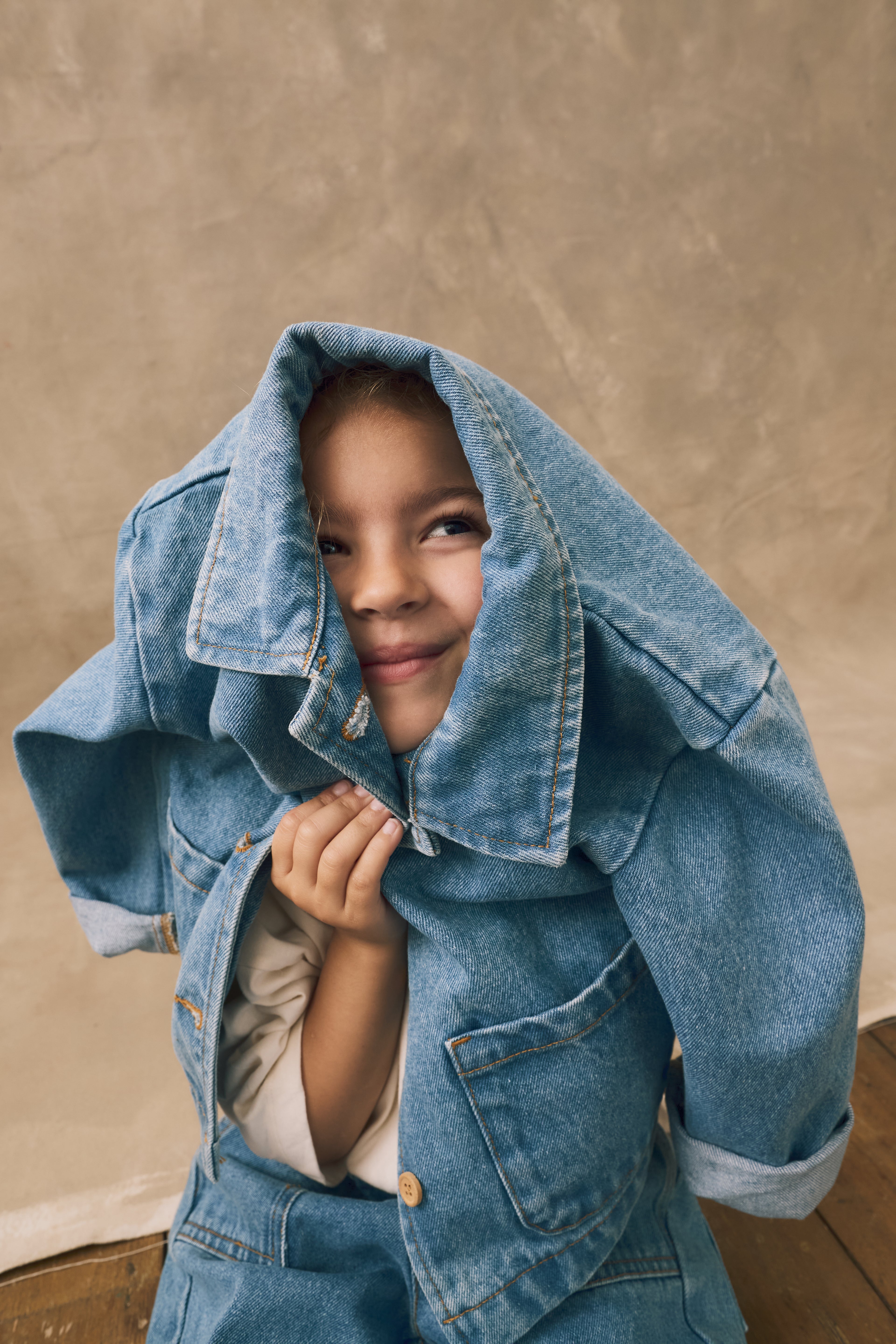 The Denim Jacket | Kids Organic Denim | The Simple Folk