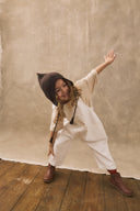 The Oversized Denim Dungaree Kids