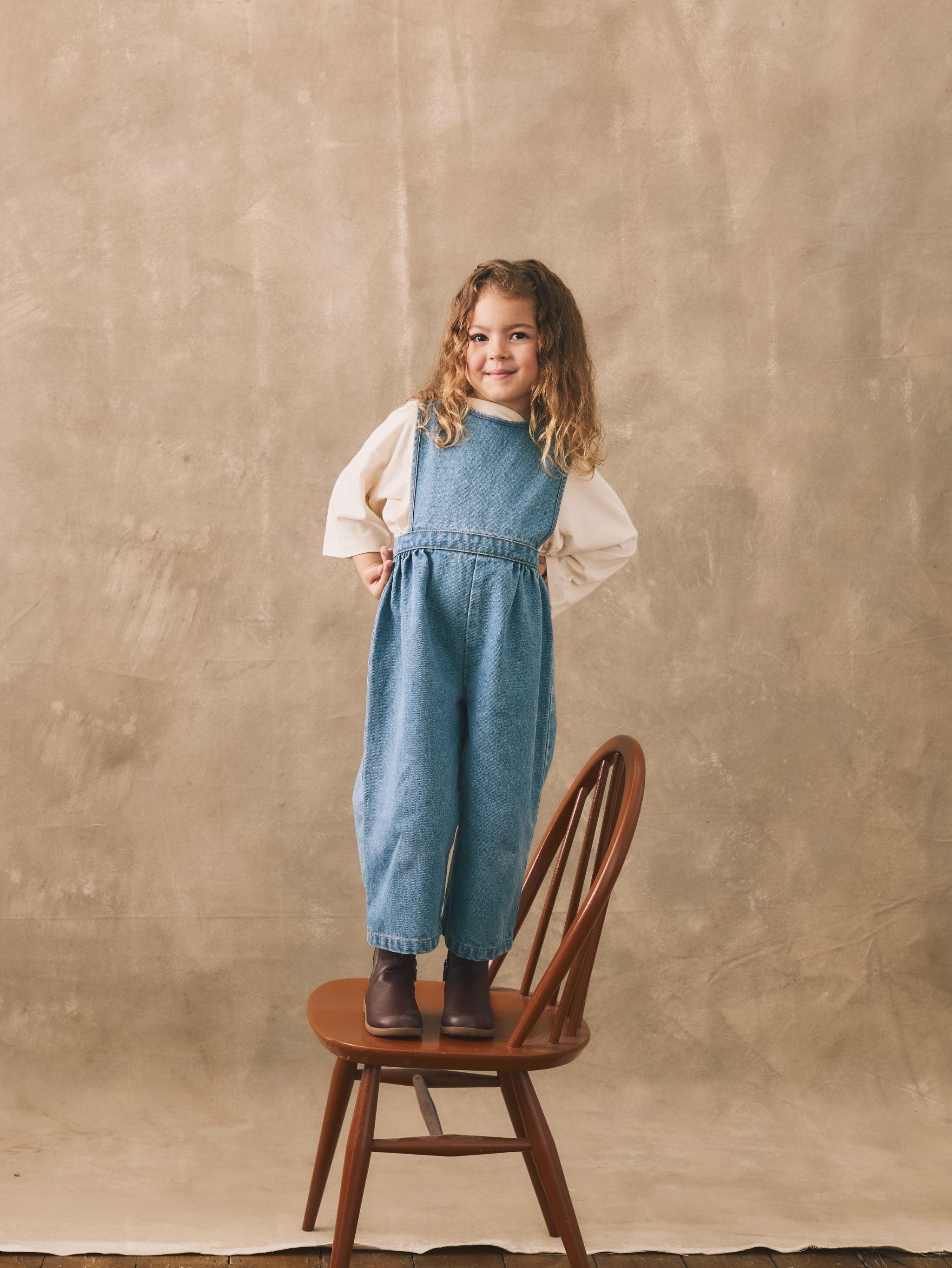 the simple folk サロペット18-24m 海外子供服 The Rae Jumpsuit | Organic Denim Kidswear | The Simple Folk
