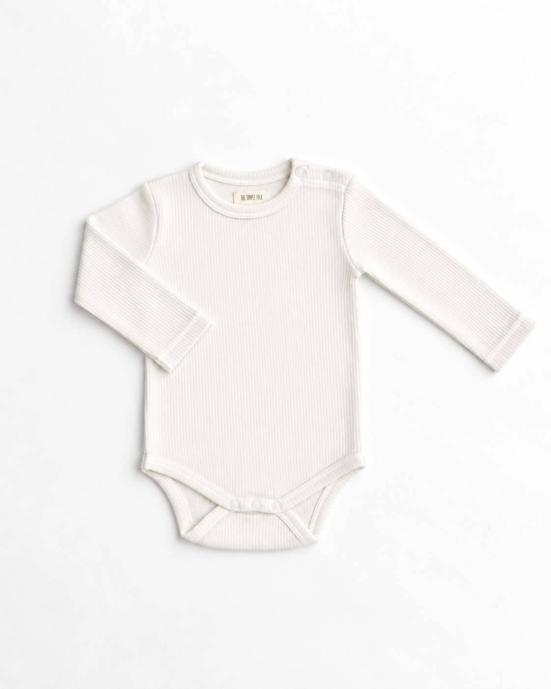 The Ribbed Long-Sleeve Onesie Baby