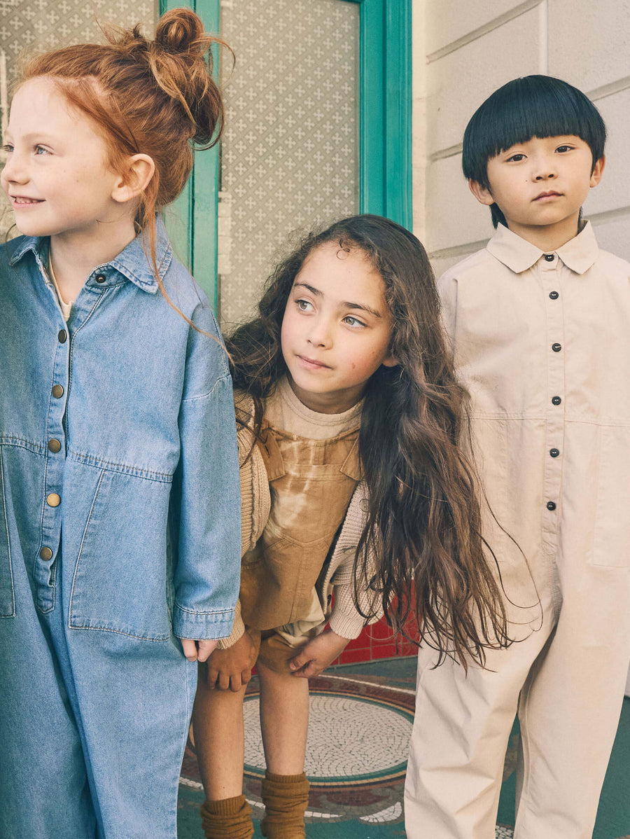 The Denim Boiler Suit Kids