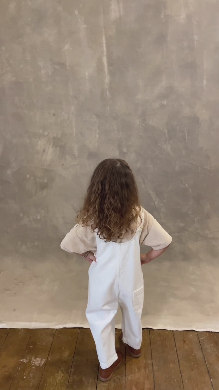The Oversized Denim Dungaree Kids