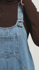 The Oversized Denim Dungaree - Women's