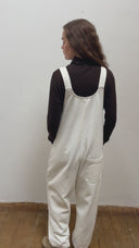 The Oversized Denim Dungaree - Women's
