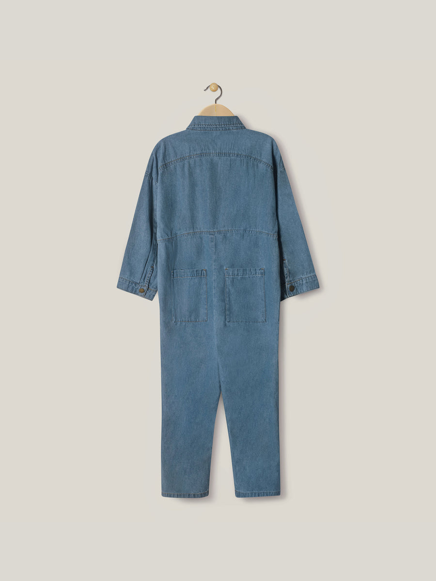 The Denim Boiler Suit Kids