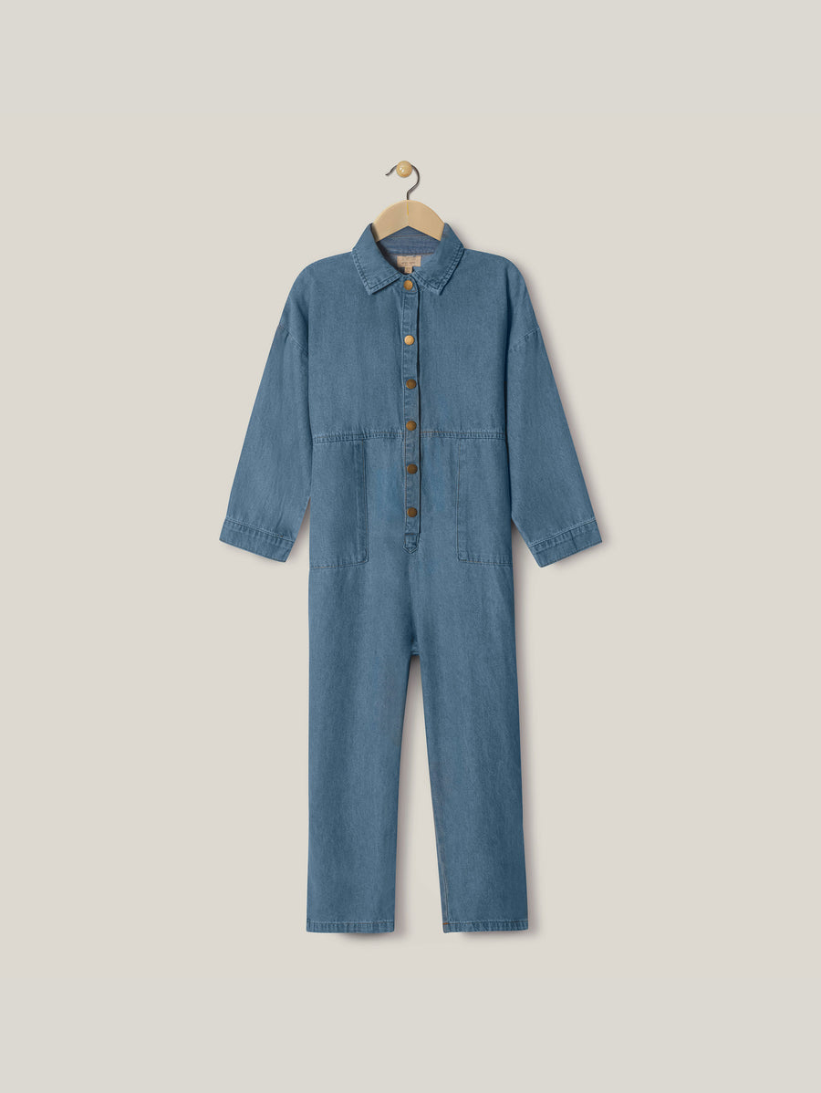 The Denim Boiler Suit Kids