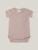 The Short Sleeve Pocket Onesie Baby