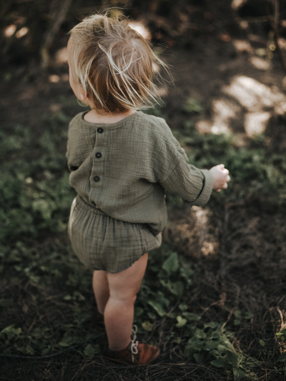 The Button Back Top Kids