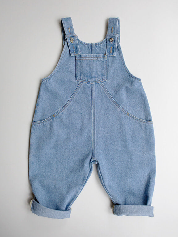 The Oversized Denim Dungaree – The Simple Folk