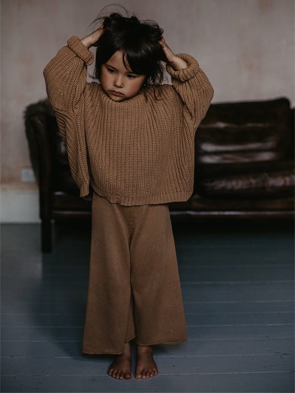 Outlet | The Wide Leg Knit Trouser