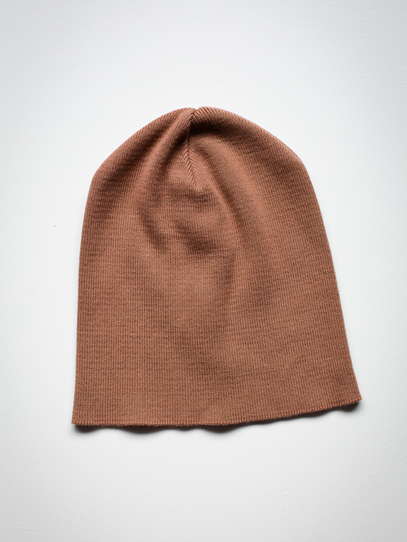 Knitted Wool Hat - 900 Brown